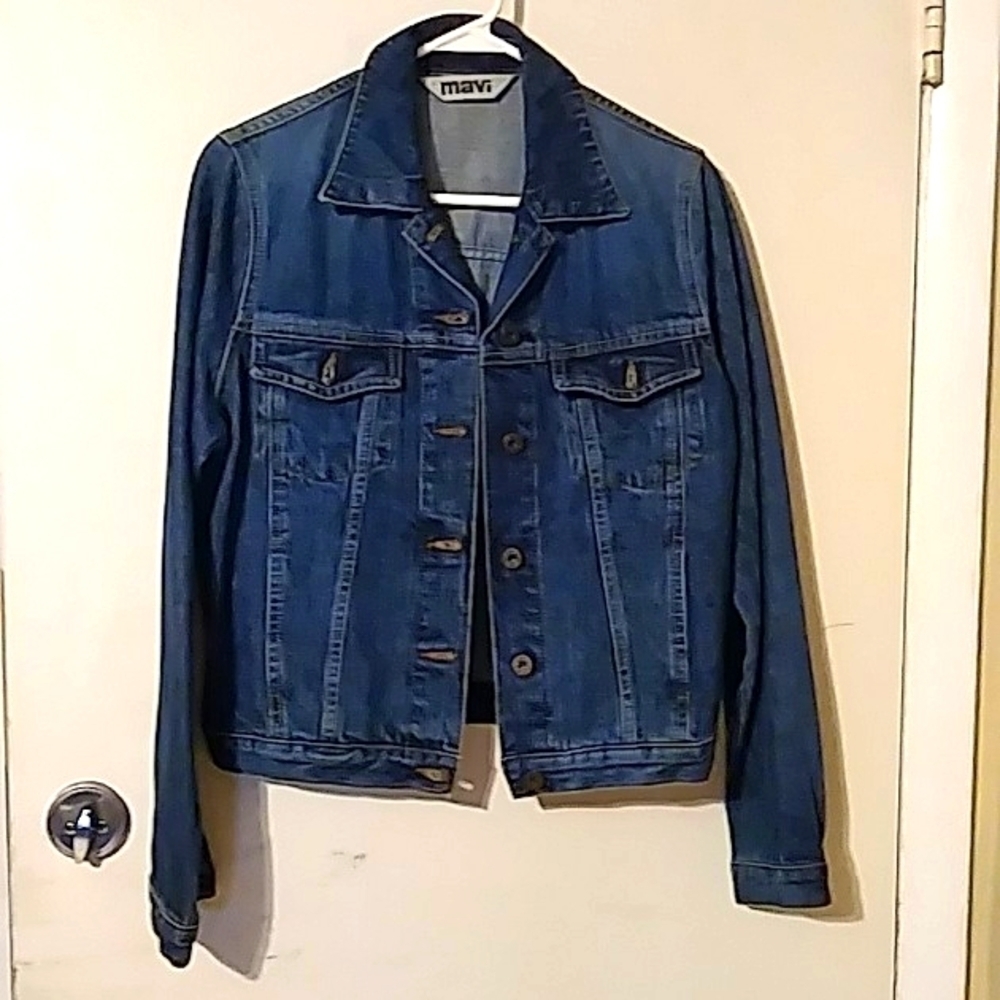 🆕 Vintage Denim Mavi Trucker Kathy Jacket in immaculate condition Y2K